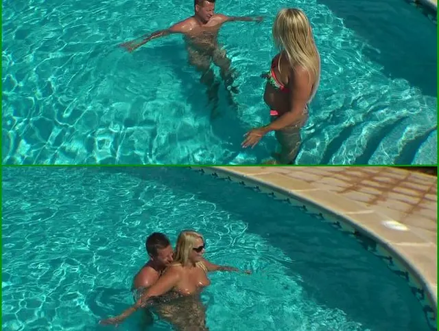 Der Pool Fick - Creampie