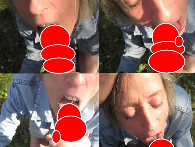 Die volle Ladung outdoor geschluckt !