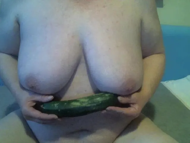 Selfmade mit einer Zuccini