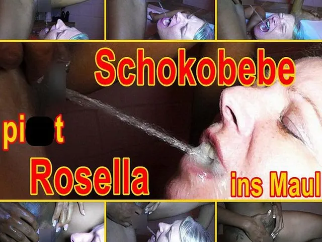 Rosella trinkt Schokobebe`s Pisse