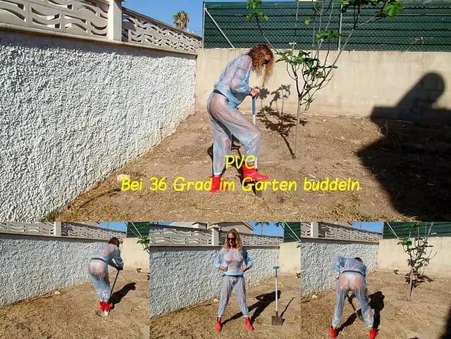 PVC: Bei 36 Grad im Garten buddeln