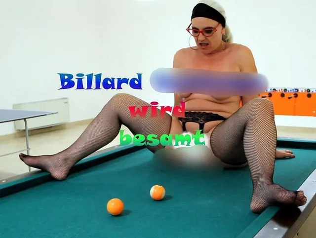 Billard Schlampe wird besamt