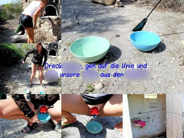 NS 10 ML: Drecksköter geh auf die Knie und sauf unsere Pisse aus den Näpfen