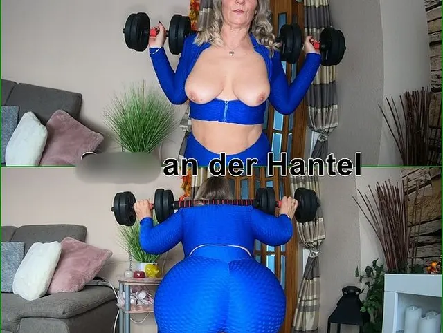Sexy an der Hantel