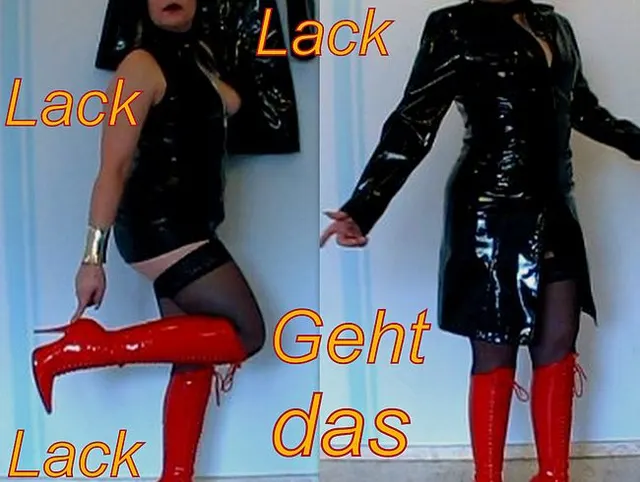 Ganz in Lack zum Vorstellungsgespräch?