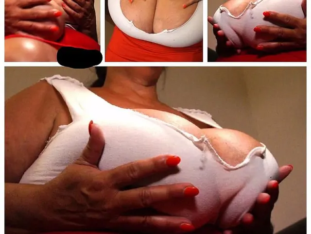 Heißes Sperma für meine Riesentitten