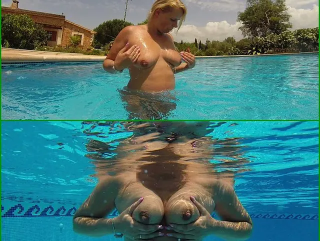 Nackt im Pool NEU