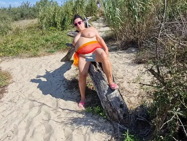 Ich präsentiere mich vor MDH Usern in in Dünen von Cap d`Agde