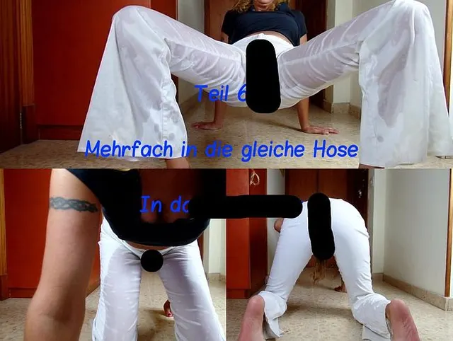 In doggy gepisst