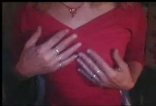 Lady in red