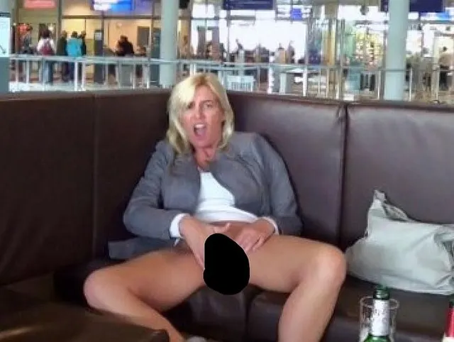 Geil im Flughafen