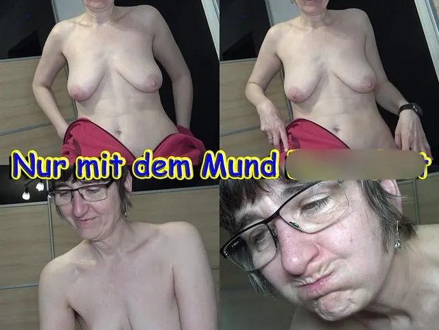 Nur mit dem Mund Entsaftet