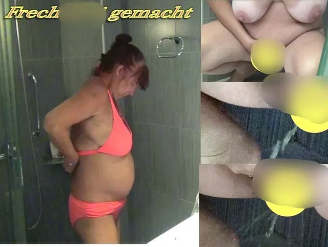 Frech Pipi in die Hoteldusche gemacht