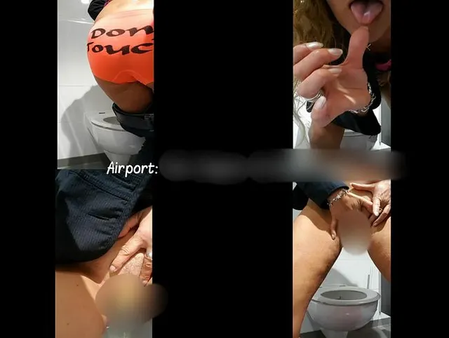 Airport: Pipi, fingern & Pussycreme