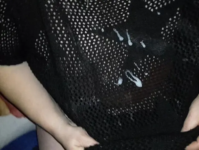 Spermaflecken Netzshirt