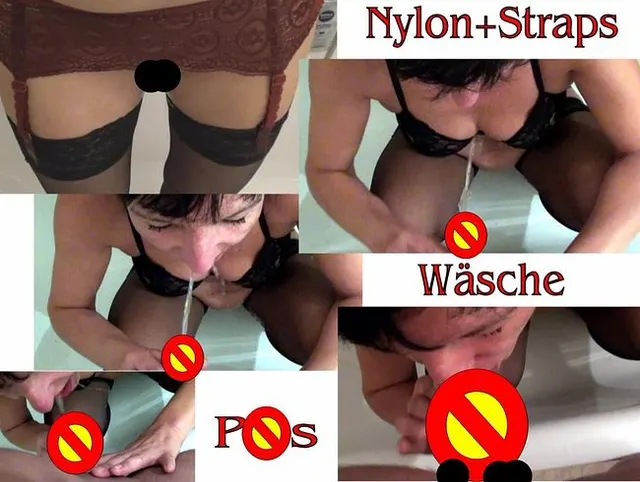 Pisse wichsen blasen schlucken Nylons einsauen