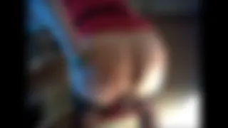 Arschvotze Nahaufnahme und Schwanz binden