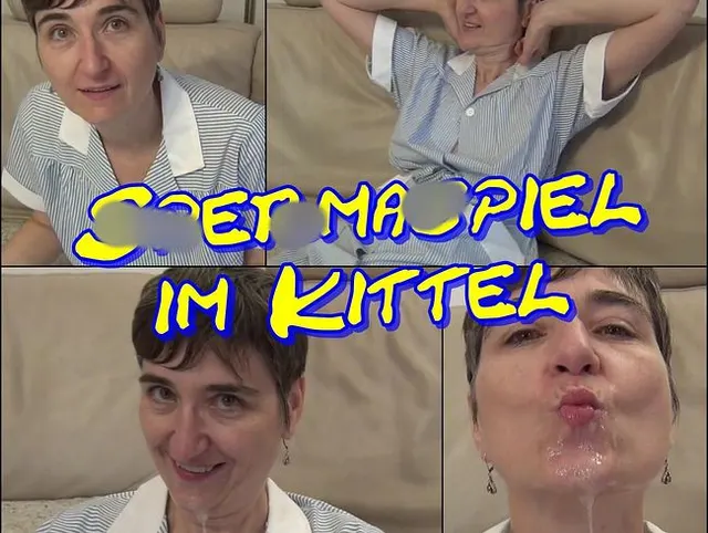 Spermaspiel im Kittel