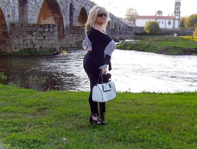 Daniela so SEXY near the River..!