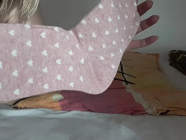 durchgeschwitzte Füße besocken