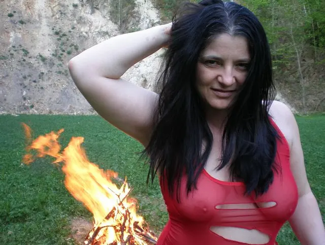 Frau des Feuers