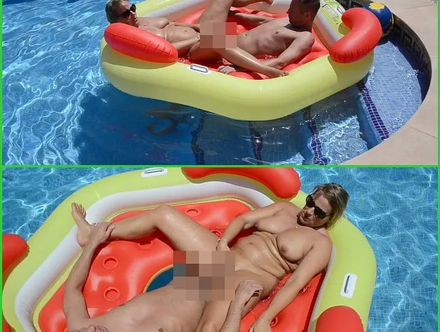Kurzer Fick auf der Badeinsel.