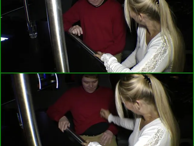 Blowjob an der Theke