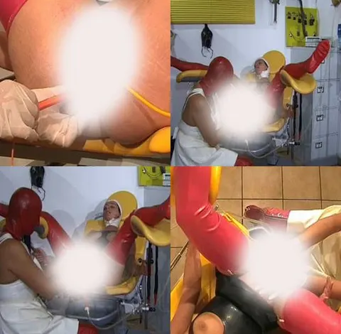 Fetisch Latex Doppel Klistier