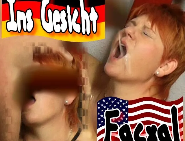 Das ganze Gesicht voll Sperma