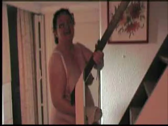 auf der Treppe