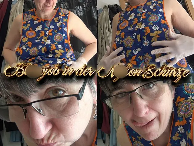 Blowjob in der Nylon Schürze