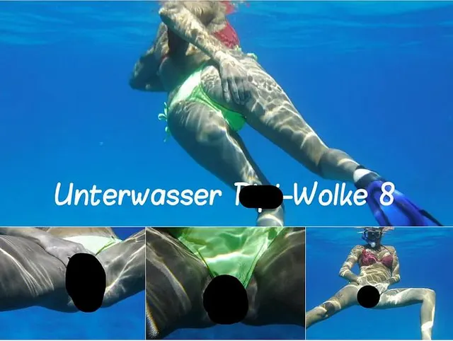 Unterwasser Pipi-Wolke 8