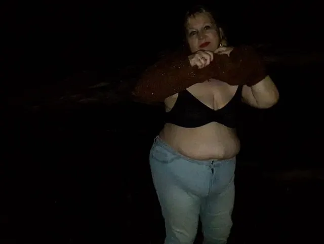 Nacht Strip im Wald