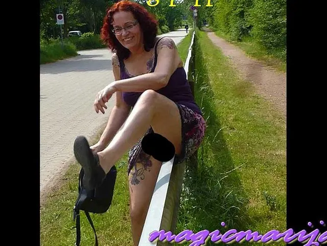 Nach dem Spaziergang wird gepoppt