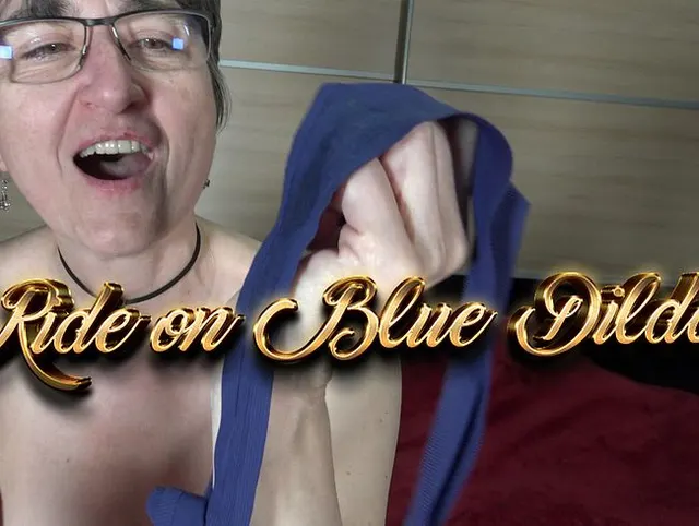 Ride on Blue Dildo