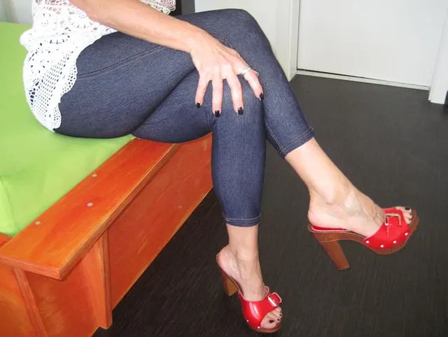so sexy, Jeansleggings&Strickkleidchen
