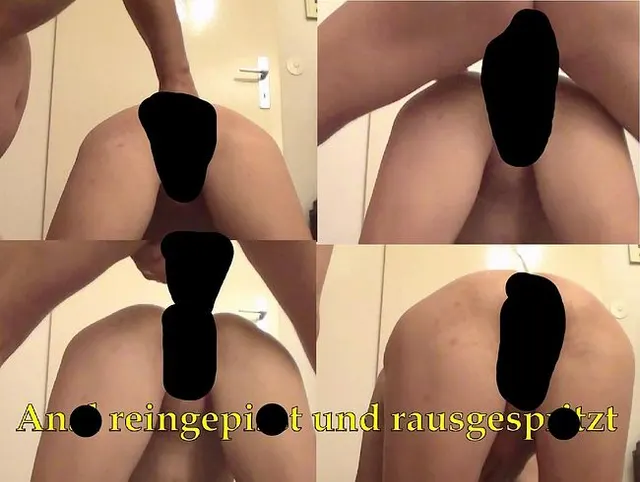 Arschficken reinpissen rausdrücken