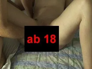 Mit Doppeldildo...