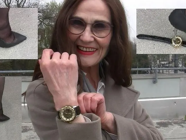 ARMBAND UHR VOM EX MIT MEINEN HIGH HEELS ZERTRETEN