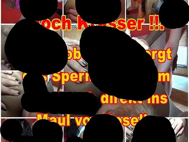 Sperma vom Arschloch direkt ins Maul!!! Teil 2