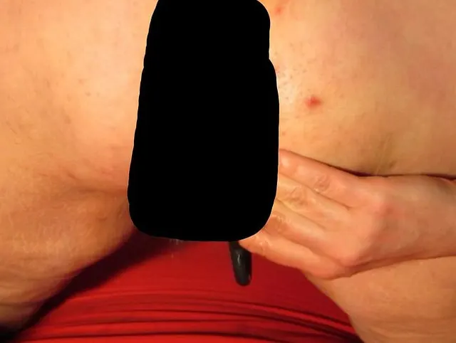 Ich machs mir selber, schwarzer Dildo, ANAL!